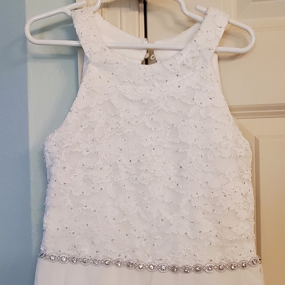 Girls White Dress Size 6X - Picture 2 of 7